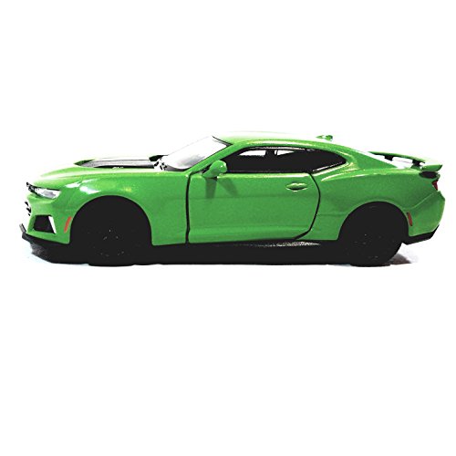 Kinsmart 2017 Lime Green Chevy Camaro ZL1 Hardtop 1/38 O Scale 5