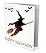 HALLOWEEN CARD STENCIL (size 7”w x 7”h) Reusable Stencils for Painting - Best Quality Scrapbooking Halloween Ideas - Use on Walls, Floors, Fabrics, Glass, Wood, Posters, and More…