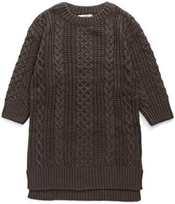 Amazon セラフ ケーブル ニット ワンピース ウォッシャブル スカート キッズ 女の子 セーター ワンピース チュニック 通販