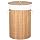 Cesto Per Biancheria Sporca In Legno Di Bambù - Con Coperchio E Sacco Estraibile, Capacità 100 Litri, 50x35x60 Cm