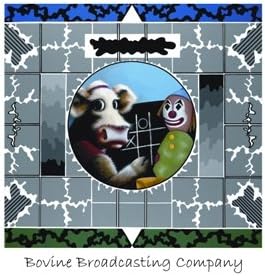 Caroline Shotton Cow Card: Bovine Broadcasting Company New in Cello