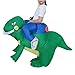 Vantina Inflatable Rider Costume Riding Me Dress Dinosaur Suit Mount Kids Adult