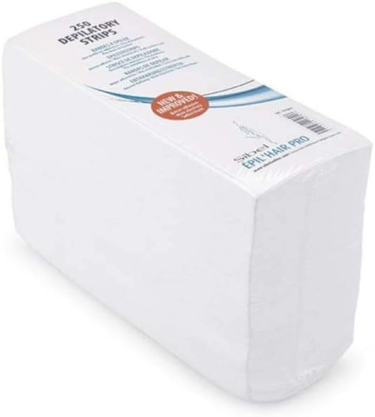 Sibel Depilatory Hair Removal Waxing 250 Strips, 0.18 kg, 250 count (Pack of 1)