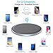 CHOETECH Wireless Charger, Qi Certified Zinc-Alloy & PU Ultra-Slim 10W Max Wireless Charging Pad, Compatible iPhone XS/XS Max/XR/X/8/8+, Galaxy Note 10/S20/S20+/S10/S10+, 5W all Qi Enabled Devices