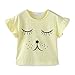 Mud Kingdom Cute Little Girl Outfits Summer Eyes Closed Puppy Size 7/8 White