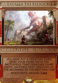 Through the Breach - Foil - Masterpiece Series: Amonkhet & Hour of Devastation Invocations