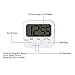 Borminy Digital Kitchen Timer, Large Screen Large Font Display, Magnetic Back Cooking Timer, Loud Alarm, Bracket, Simple Operation, White (Battery Included)