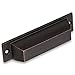 Southern Hills Oil Rubbed Bronze Cup Drawer Pulls - Pack of 5 - Mission Craftsman Cabinet Hardware - Bin Pulls, 4.5 Inch Total Length - SH014-ORB