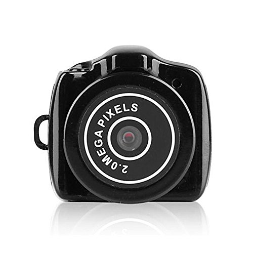 Mingus HD Mini 720P Camera Recorder Smallest Tiny Camcorder Video Recording Camera to Take Clear Video Audio and Photos - (Black)