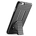 iPhone 6s Plus Case, i-Blason [Transformer] iPhone 6 Plus /6s Plus Case Slim Hard Shell Holster with Kickstand (Black)