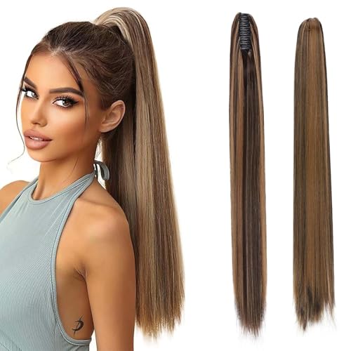 Dark brown & sandy blonde