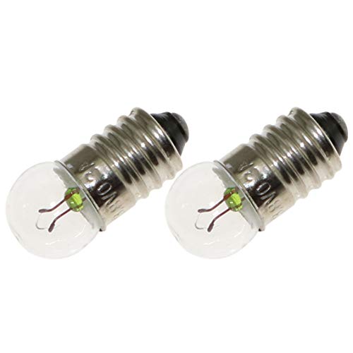ToToT 25pcs E10 Mini Light Bulbs 3.8V 0.3A Physical Electrical Experiment Screw Base Indicator Light Incandescent Bulb Old-Fashioned Flashlight Lamp - Thumbnail 5