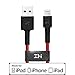 ZMI [3.3ft Red] Braided Lightning to USB A Cable, MFi Certified iPhone Charger Cable, Compatible with iPhone 8/8 Plus/X/XS/XS Max/XR/7/7 Plus/SE/6/6S[Plus], iPad/iPad Mini/iPad Air, iPod Touch