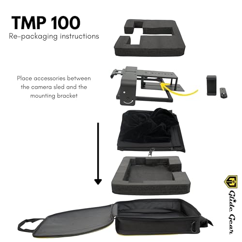 Glide Gear TMP 100 Teleprompter – DSLR, Tablet, Smartphone – 12
