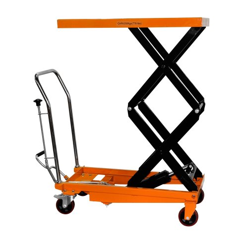 Bolton Tools New Hydraulic Foot Operated Double Scissor Lift Table Cart