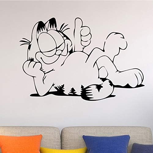 Tianpengyuanshuai Cartoon cat wall sticker kids room removable vinyl wall decoration54x81cm