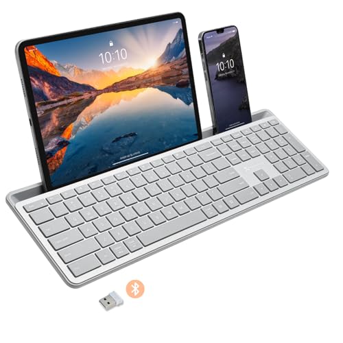 X9 Full-size Bluetooth Keyboard Phone Holder