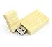 Uactor 10pcs Bamboo Wood Thumb Stick 16GB USB 2.0 Flash Drive High Speed U-Disk Light Brown