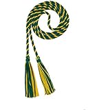 Honor Cord - Over a Hundred Colors Available - By Tassel Depot - Made in USA -DK GREEN/GOLD