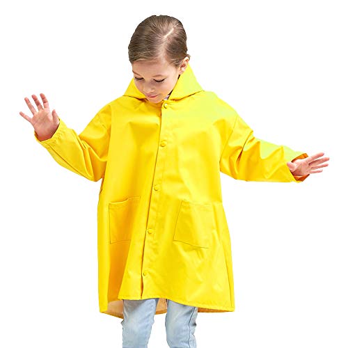 Yellow Raincoat Costumes - Kids Dinosaur Raincoat Poncho Cartoon Rain Cape Funny Children Rain Wear for