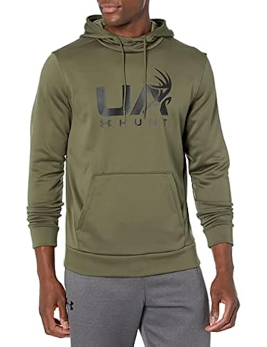 Under Armour Mens ArmourFleece Hunt Hoodie (390) Marine OD Green