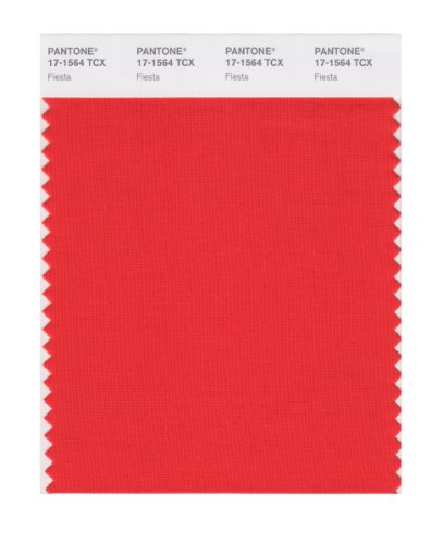 PANTONE SMART 17-1564X Color Swatch Card, Fiesta