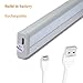 Under cabinet lighting, Rechargeable DIY Stick-on Anywhere Portable 20 LED Wireless Motion Sensing Closet Night Light Stairs Attics Step Light Bar Magnetic Strip Kuled K20