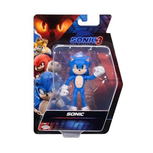 Boneco Sonic 13cm Figura Articulada Filme Sonic 3 - Sunny