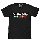 Brooklyn Bridge NYC Men's T-Shirt-Large