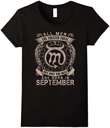 Women's THE BEST ARE BORN IN SEPTEMBER T-SHIRTS XL Black