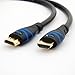 BlueRigger 4K HDMI Cable with Signal Booster (75FT, 4K 30Hz, in-Wall CL3 Rated) Long HDMI Cable - Compatible with Home Theatre, HDTV, Gaming Consoles, Streaming Devices