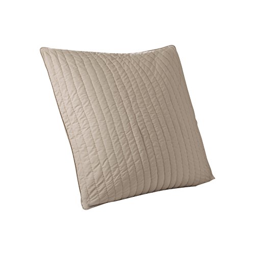 INK+IVY Camila 200TC Quilted Euro Sham, Taupe
