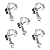 mountain ark 5 Pack 132lb Stage Light Clamps Aluminum Truss Clamp for DJ Products Par Light Fit 30-51mm Pipe Diameter