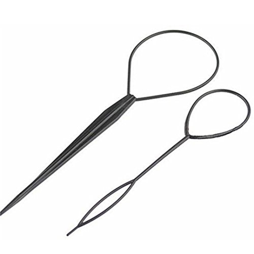 Polytree 4Pcs/Set Hair Styling Tools Twist Clip Stick Bun Maker Braid for Women