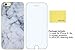 IiEXCEL 5430940 Marble Pattern Soft Flexible TPU Slim Fit Protective Cover Case for iPhone 6/6S - Color 3 - White