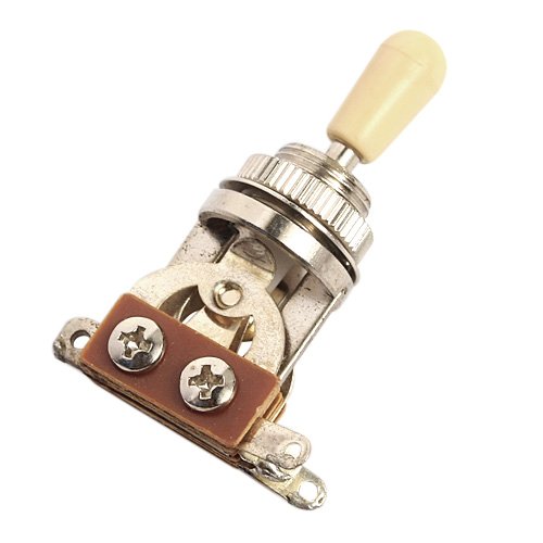 image for Kmise A0046 3 Way Toggle Switch Chrome for Electric Guitar