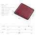 FLYHAWK Genuine Leather RFID Blocking Wallets Mens Biford Wallet (ONE SIZE, RED)