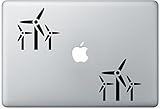 Wind Turbine ArcDecals78601334 Set Of Two (2x) , Decal , Sticker , Laptop , Ipad , Car , Truck