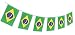 Brazil Flag Banner Brazilian Party Garland by Gabby Fun Corp primary