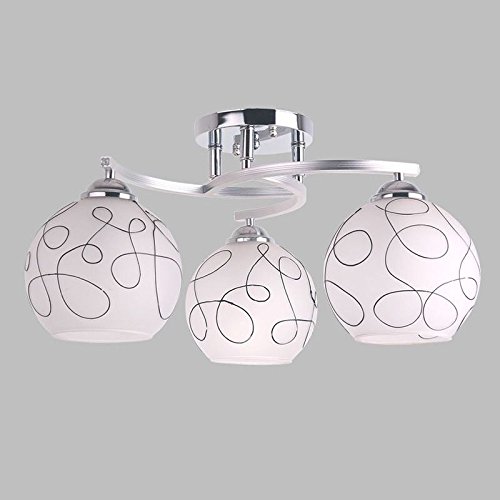 title=Lampada in vetro da soffitto, stile minimalista moderno, per camera da letto,
