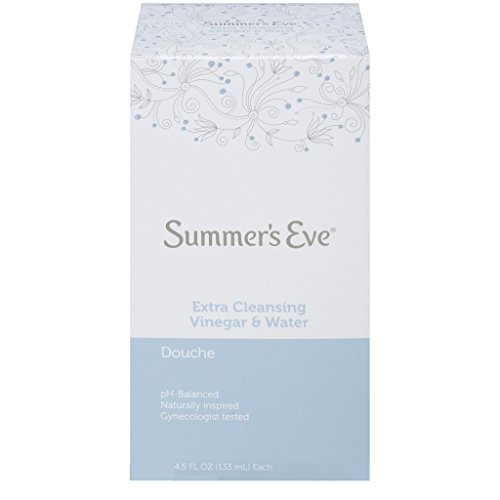 (Pack of 4 Bottles) Summer's Eve Extra Cleansing Douche Vinegar & Water, Feminine Wash, 4.5oz Bottles. PH Balanced, Naturally Inspired, Gynecologist Tested (Pack of 4 Bottles, 4.5oz Each Bottle) - Thumbnail 2