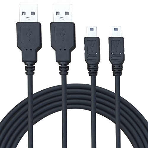 image for Nowfulcan PS3 Controller Charging Cable 10ft, Mini USB Charger Cable C