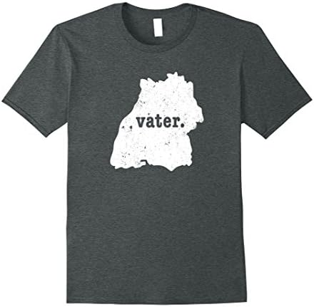 Mens Baden Wurttemberg Germany Shirt Father Shirt Vater Shirt 2XL Dark Heather