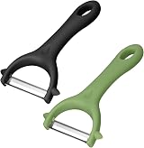 AUAUY 2Pcs Potato Peeler Y-Shaped Swivel Non-Slip Ergonomic Handle Stainless view 8