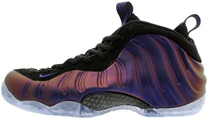 nike foamposite black and purple