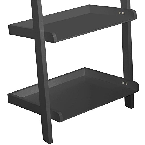 image for Topeakmart Wooden 5 Tier Leaning Ladder Shelves Display Shelves Unit L