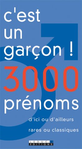 C'est un garçon !