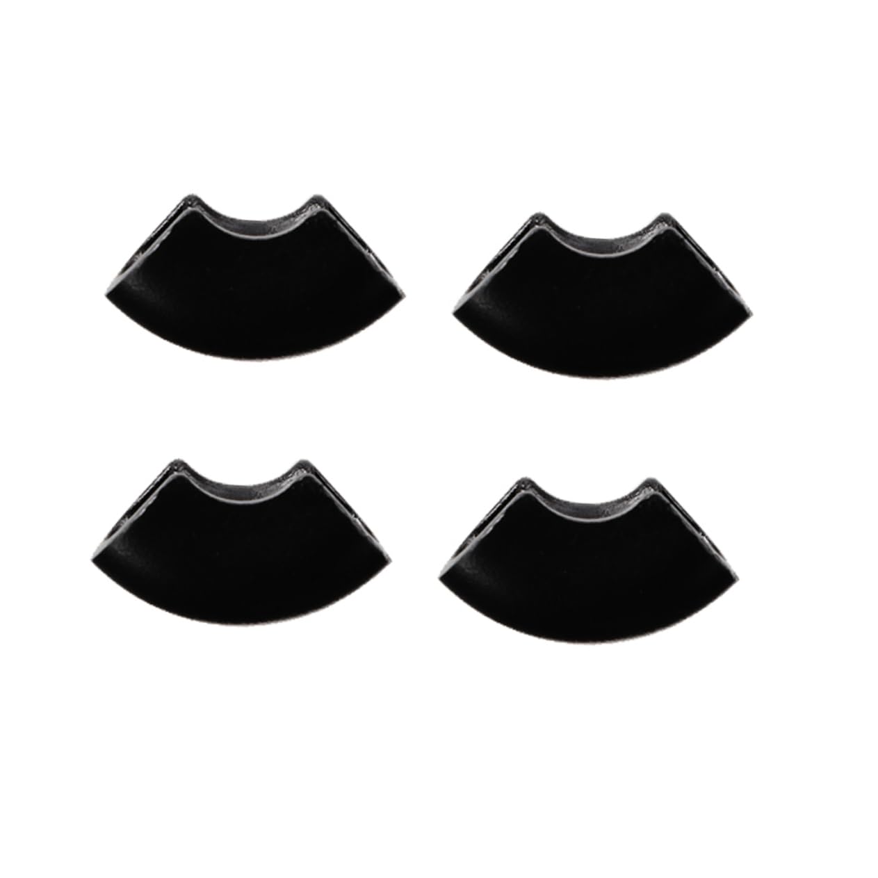 Housoutil Hairpin Leg Protectors Non-Slip Table Leg Covers for Metal Furniture Feet Chair Coffee Table Floor Protectors Set of 4 1.18X0.59X0.59In