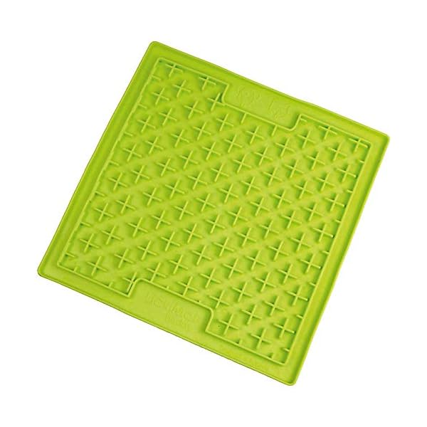 LICKIMAT-Buddy-Treat-Mat-Assorted-colors LickiMat Classic Buddy, Dog Slow Feeder for Boredom and Anxiety Reduction; Perfect for Food, Treats, Yogurt, or Peanut…