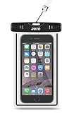 Universal Waterproof Case, JOTO Cellphone Dry Bag for Apple iPhone 7 6S plus 6 SE 5S, Samsung Galaxy S6, Note 5 4, HTC LG Sony Nokia Motorola up to 6.0" diagonal (Black)